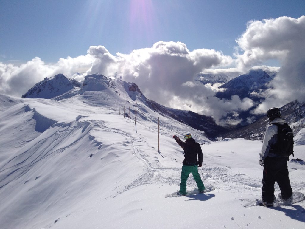 Secteru de l'Eychauda à Serre Chevalier Villeneuve
